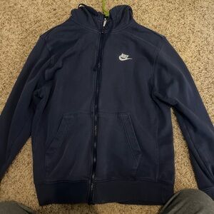 Nike Blue Windbreaker Jacket